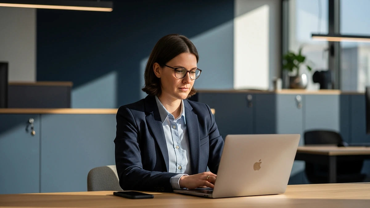 Menschen in einem Großraumbüro
