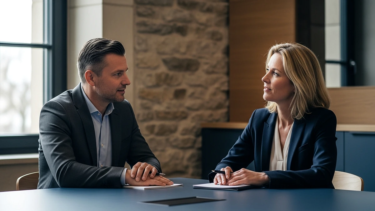 Symbolbild: Frau telefoniert und macht sich dabei Notizen