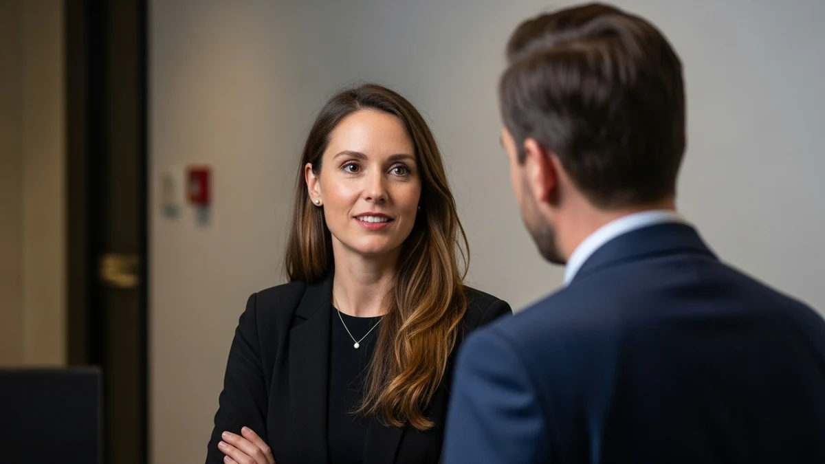 Coaching-Gespräch zwischen zwei Führungskräften