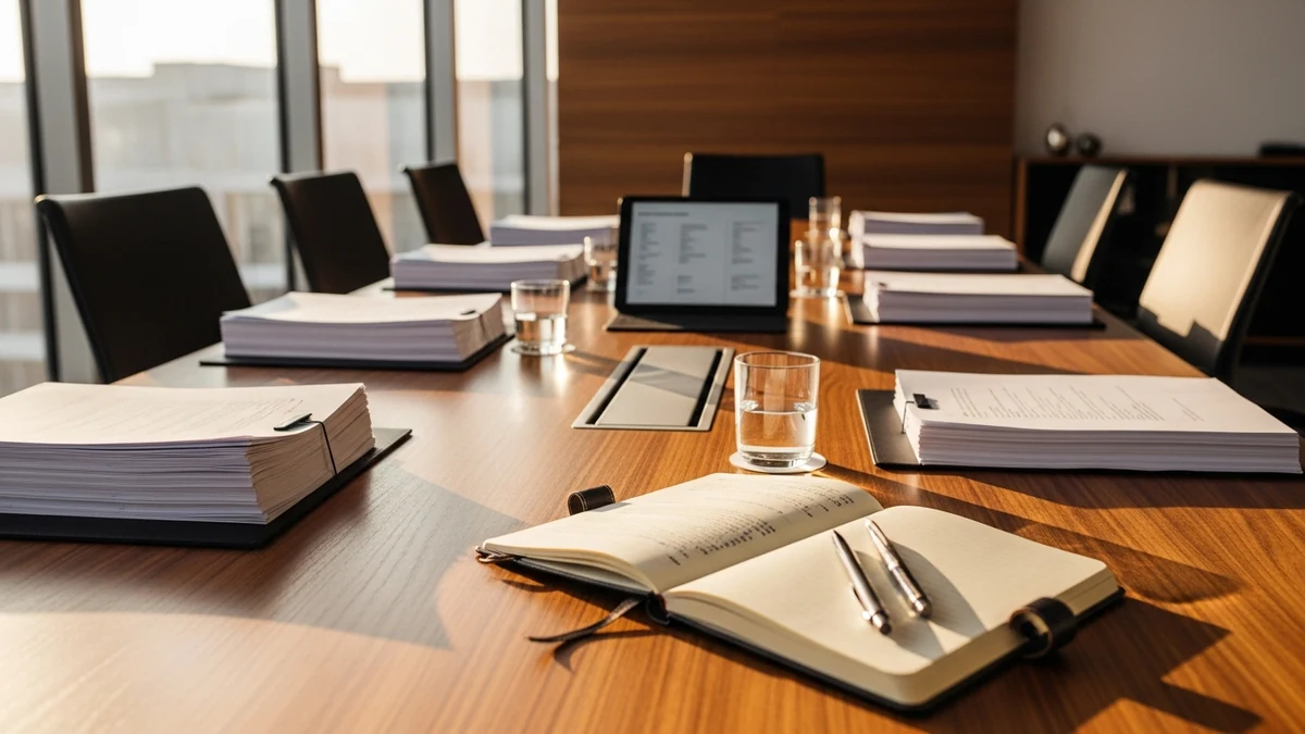 Zwei Geschäftsleute in einer professionellen Verhandlungssituation