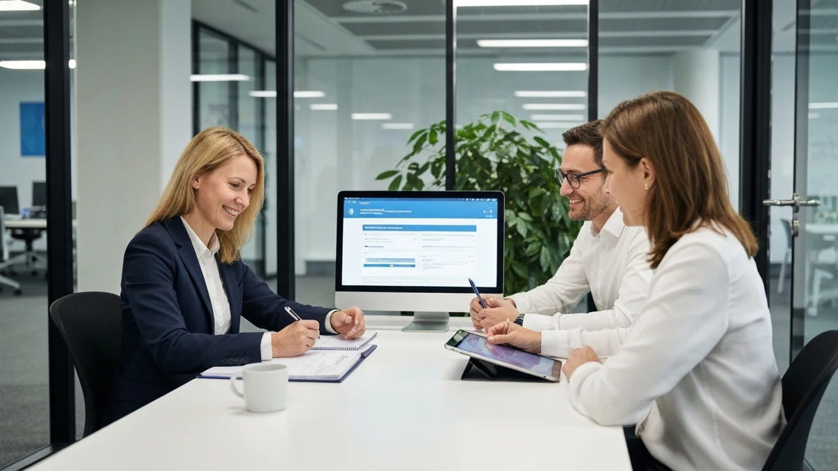 Eine Fachkraft investiert aktiv in ihre berufliche Weiterentwicklung