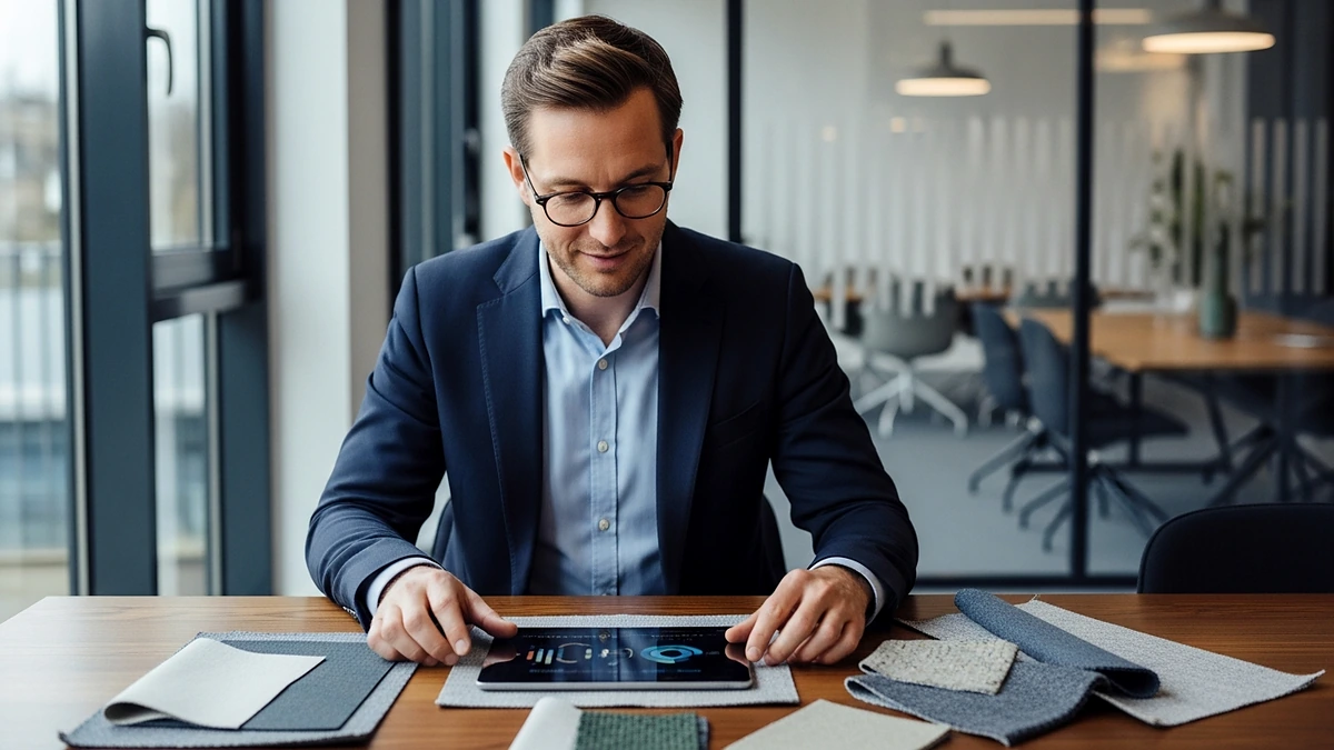 Fachkräfte in einem modernen Seminarraum diskutieren engagiert über Weiterbildung